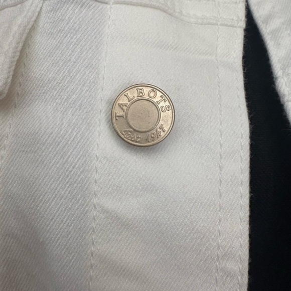Talbots white Jean Jacket - Picture 4 of 6